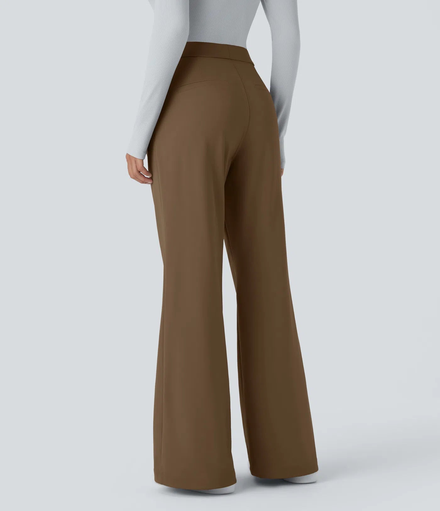 BumFlair - DayStretch High Waisted Pocket Work Flare Pants