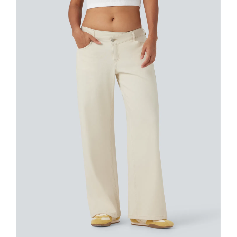 BumFlair - Stretch Comfort Wide-Leg Jeans for Women