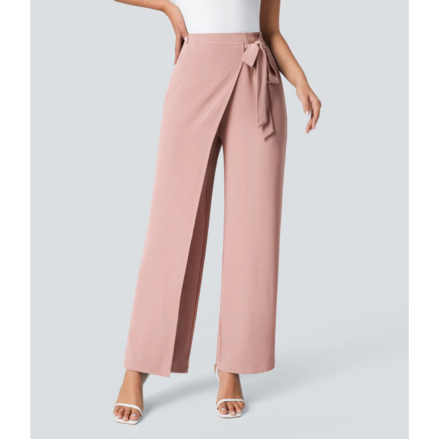 BumFlair - Elegant Fit Wide-Leg Work Pants for Women