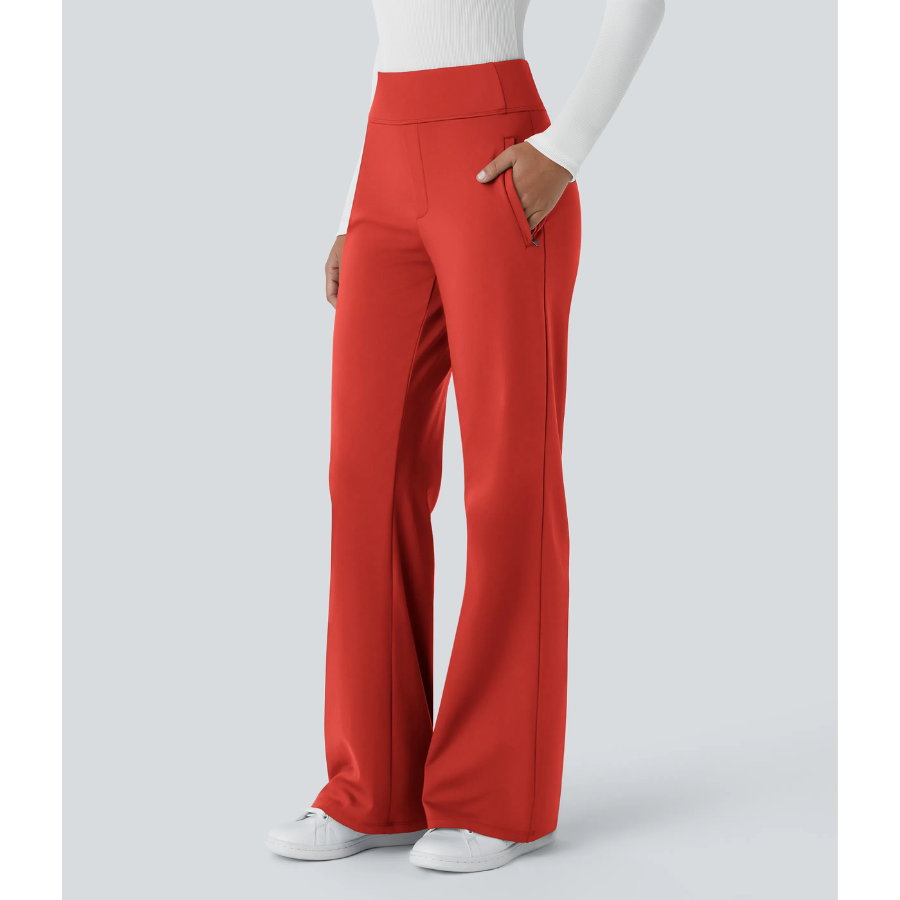 BumFlair - Stretch Comfort Work Flare Pants for Women