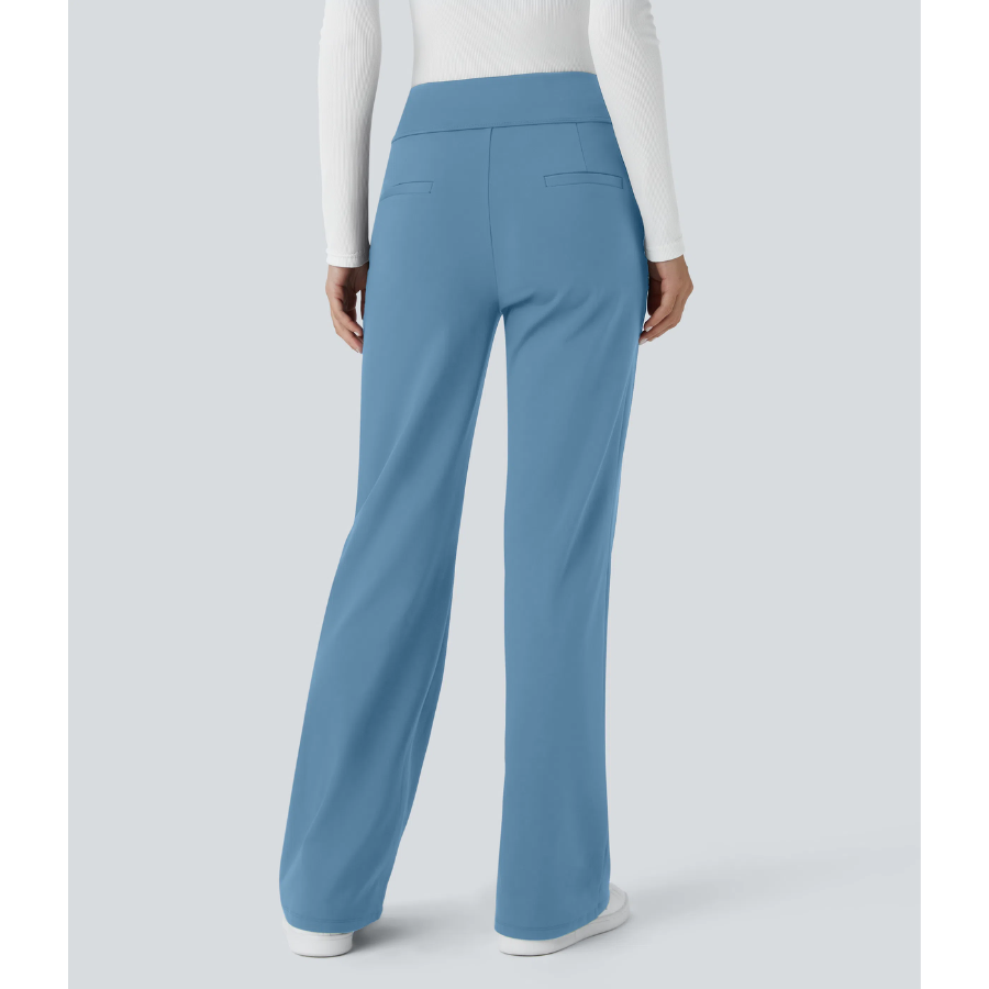 BumFlair - Stretch Comfort Work Flare Pants for Women
