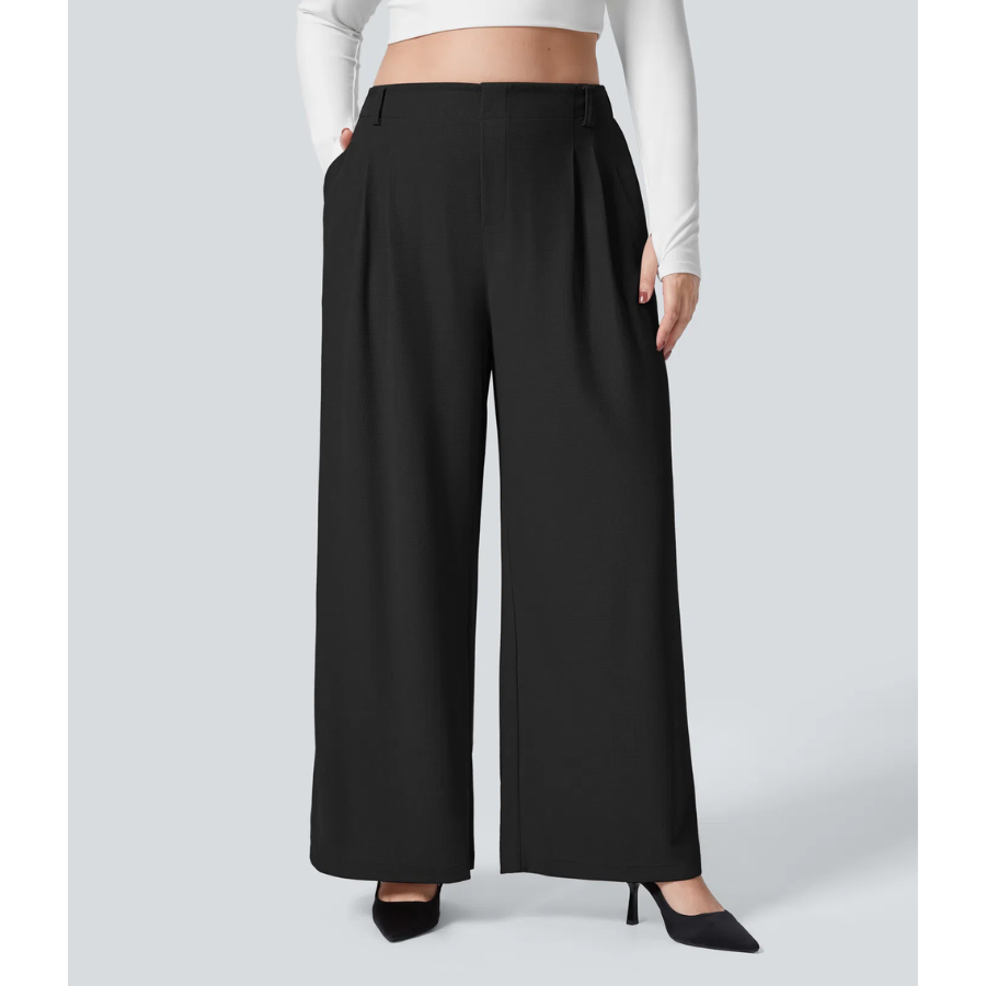 BumFlair - Breathable Comfort Wide-Leg Pants for Women