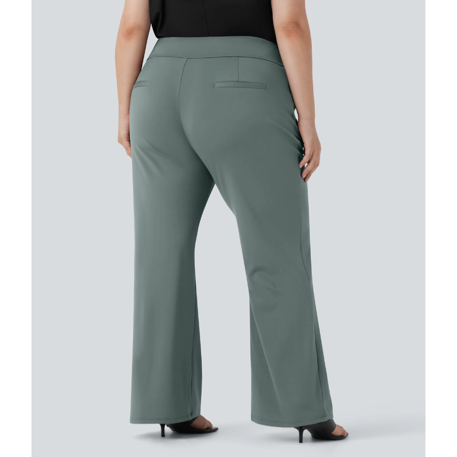 BumFlair - Stretch Comfort Work Flare Pants for Women