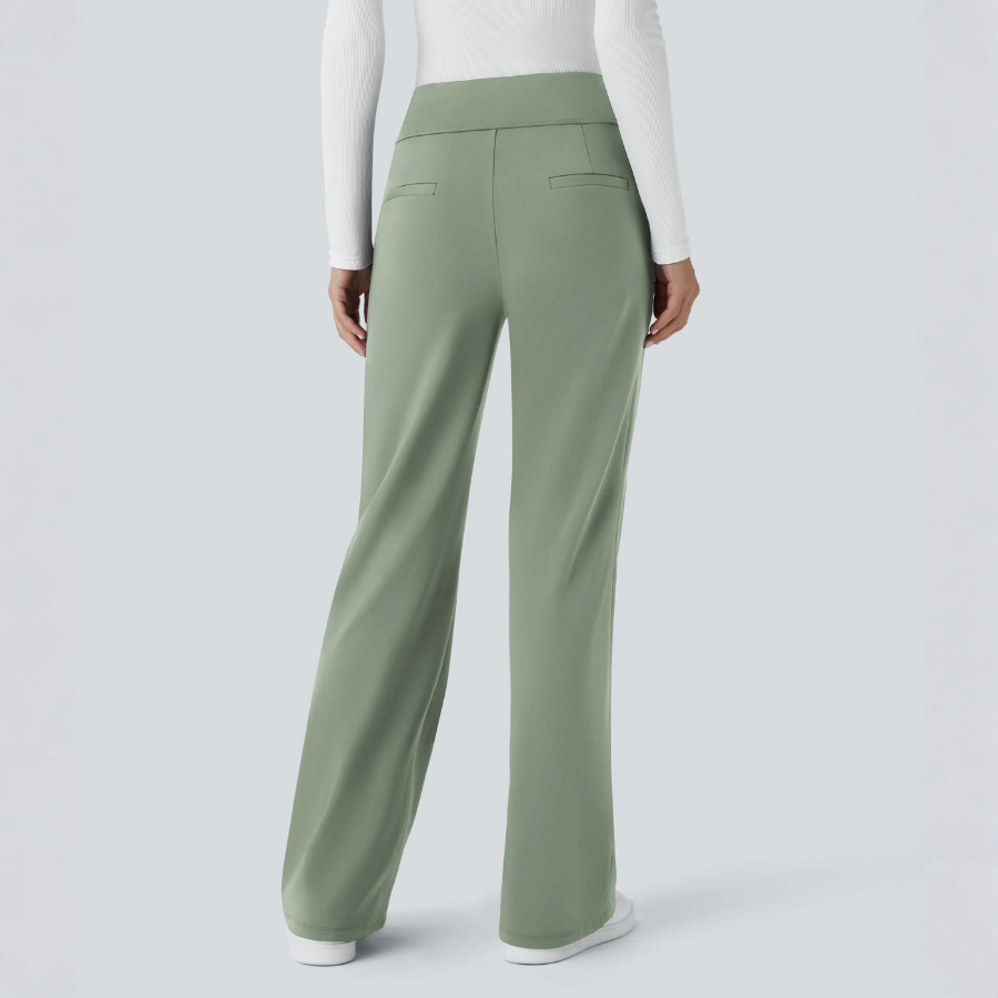 BumFlair - Stretch Comfort Work Flare Pants for Women