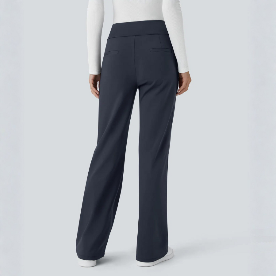 BumFlair - Stretch Comfort Work Flare Pants for Women