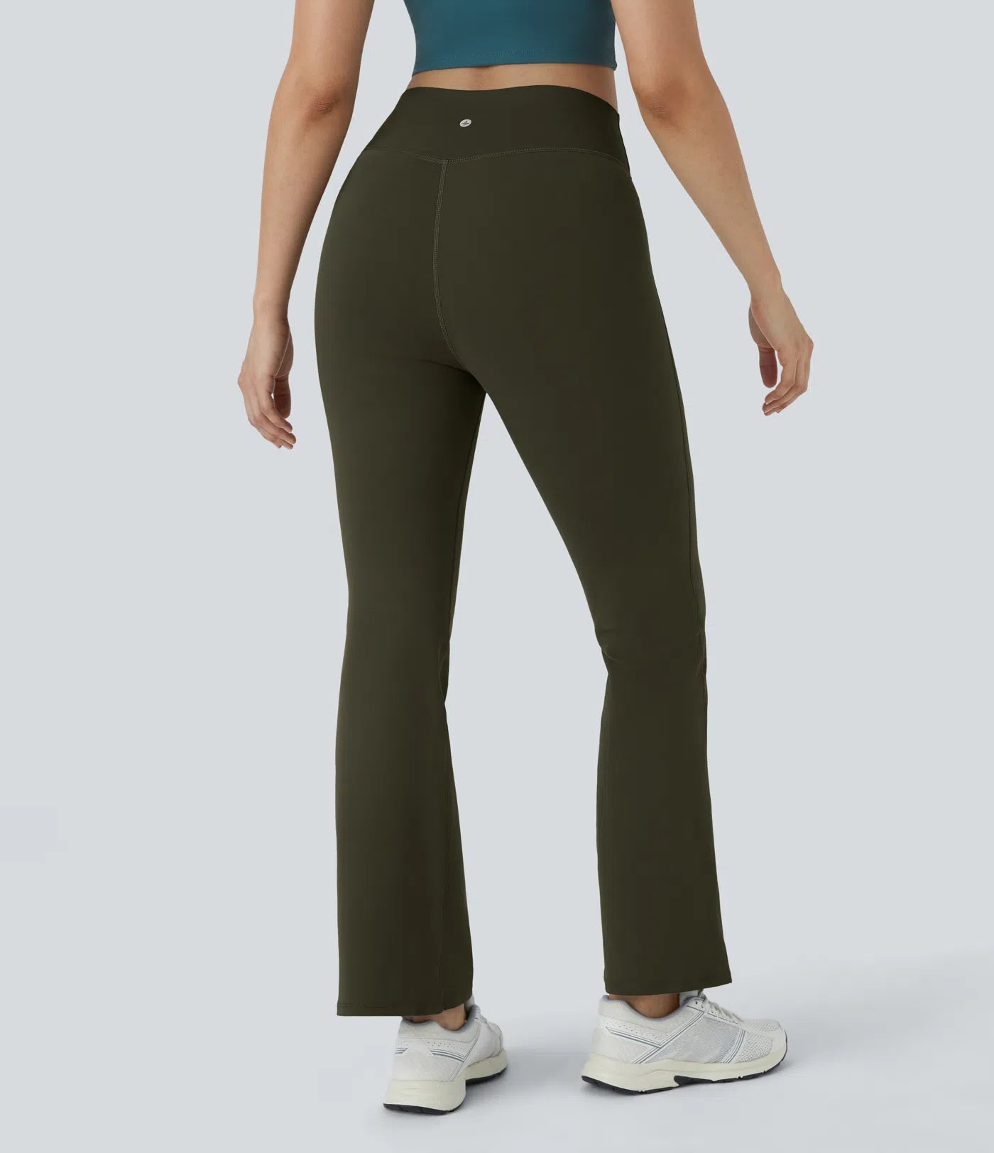 BumFlair – DayStretch High Waisted Crossover Flare Yoga Leggings