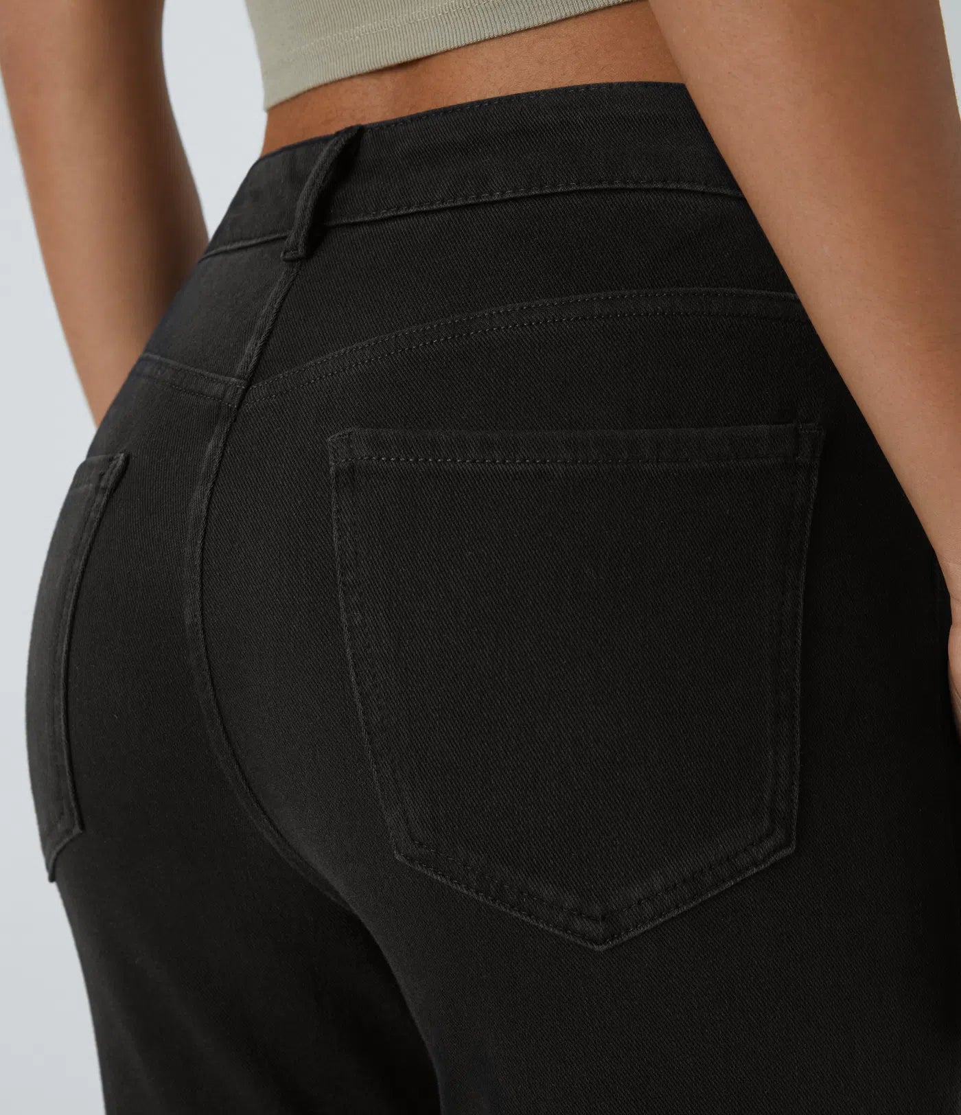 BumFlair - Mid Rise Pockets Casual Bootcut Jeans