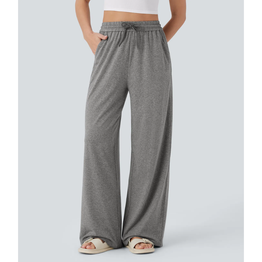 BmFlair - Adjustable Comfort Wide-Leg Casual Pants for Women