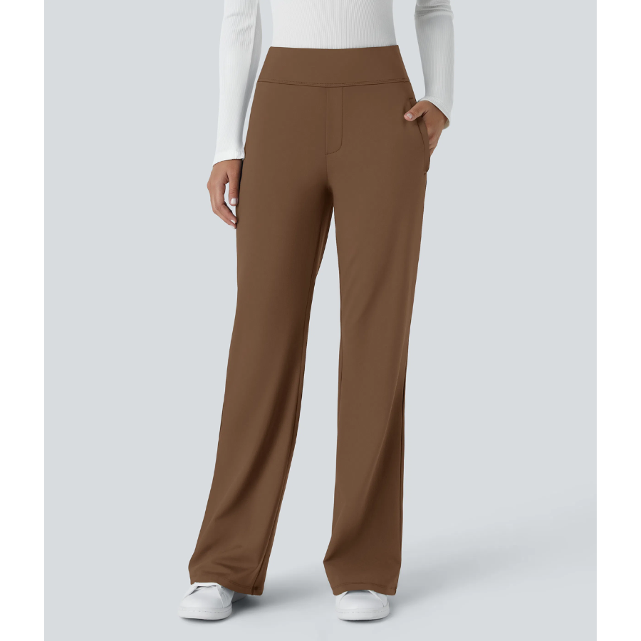 BumFlair - Stretch Comfort Work Flare Pants for Women