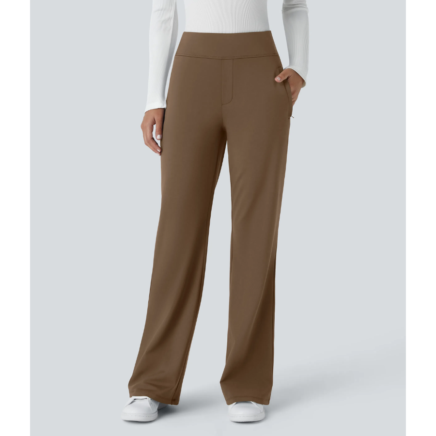 BumFlair - Stretch Comfort Work Flare Pants for Women