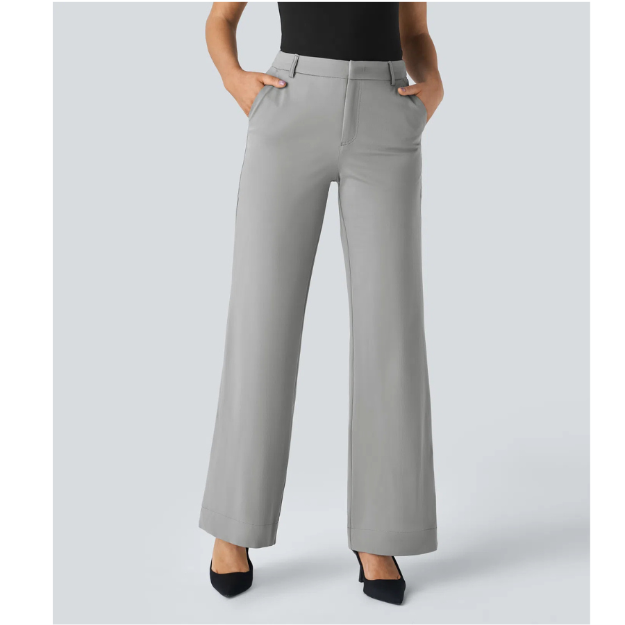 BumFlair – Flexible Stretch Straight Leg Pants for Women
