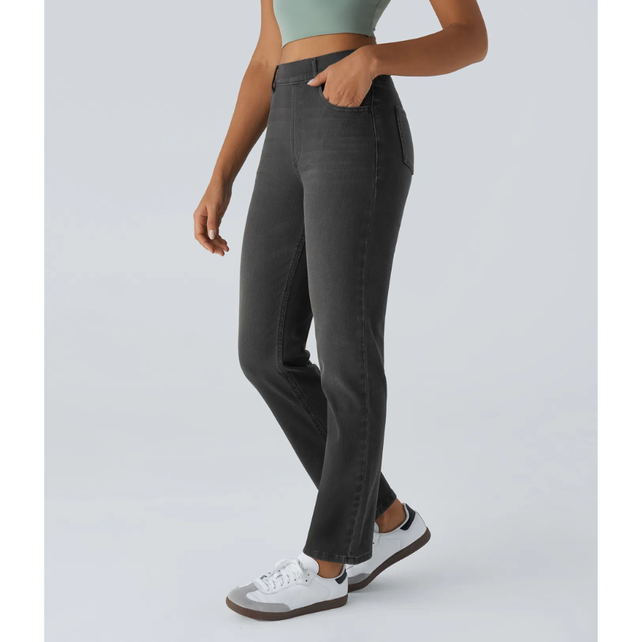 BumFlair - Stretch Comfort Straight-Leg Jeans for Women