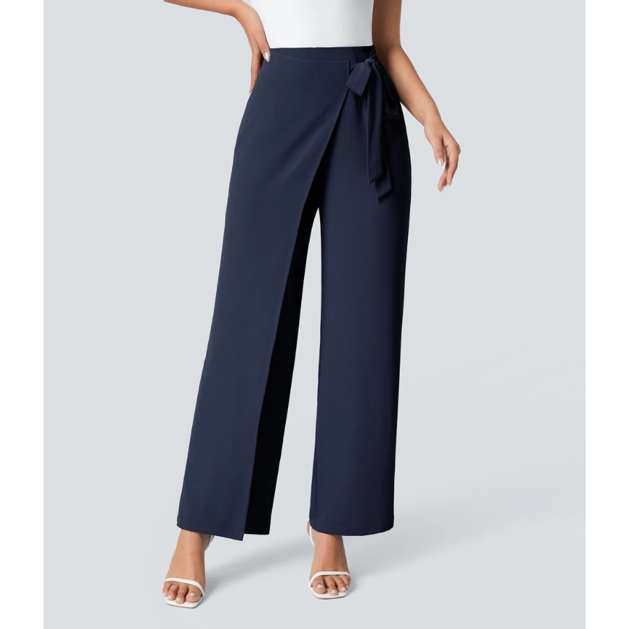 BumFlair - Elegant Fit Wide-Leg Work Pants for Women