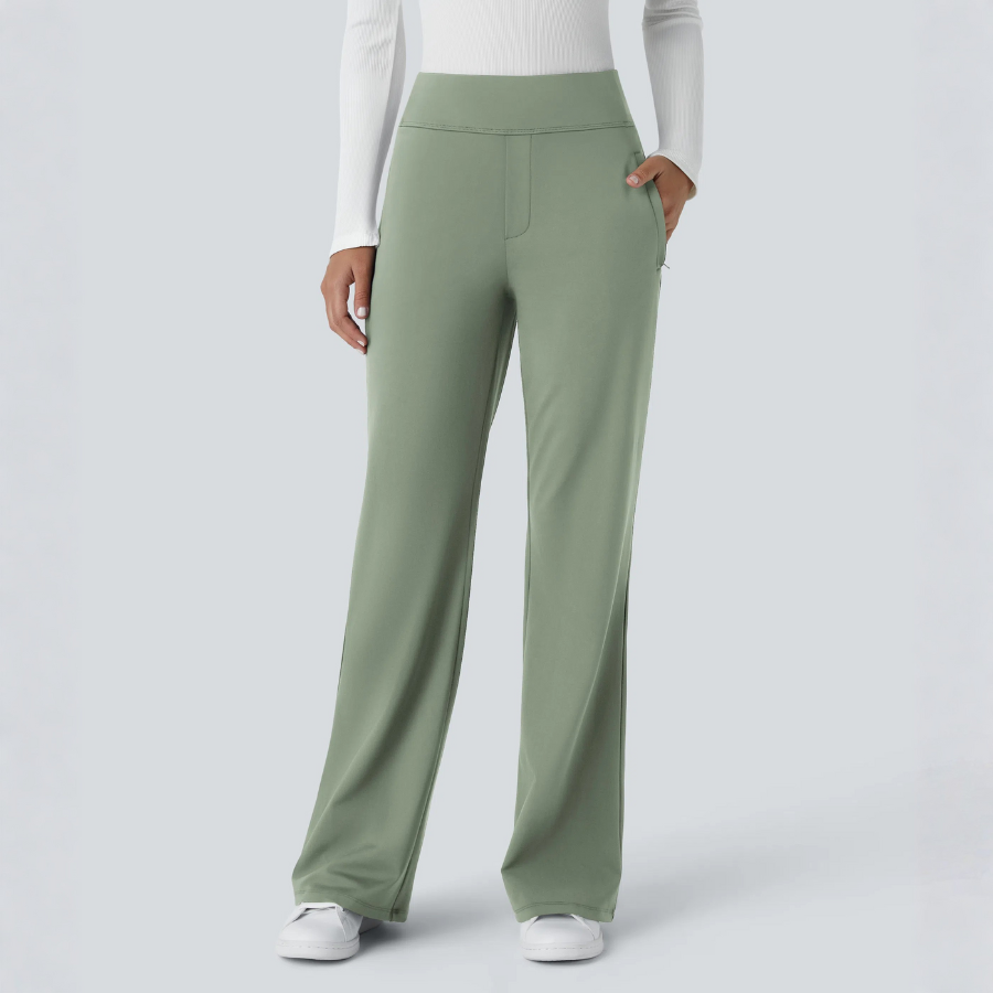 BumFlair - Stretch Comfort Work Flare Pants for Women