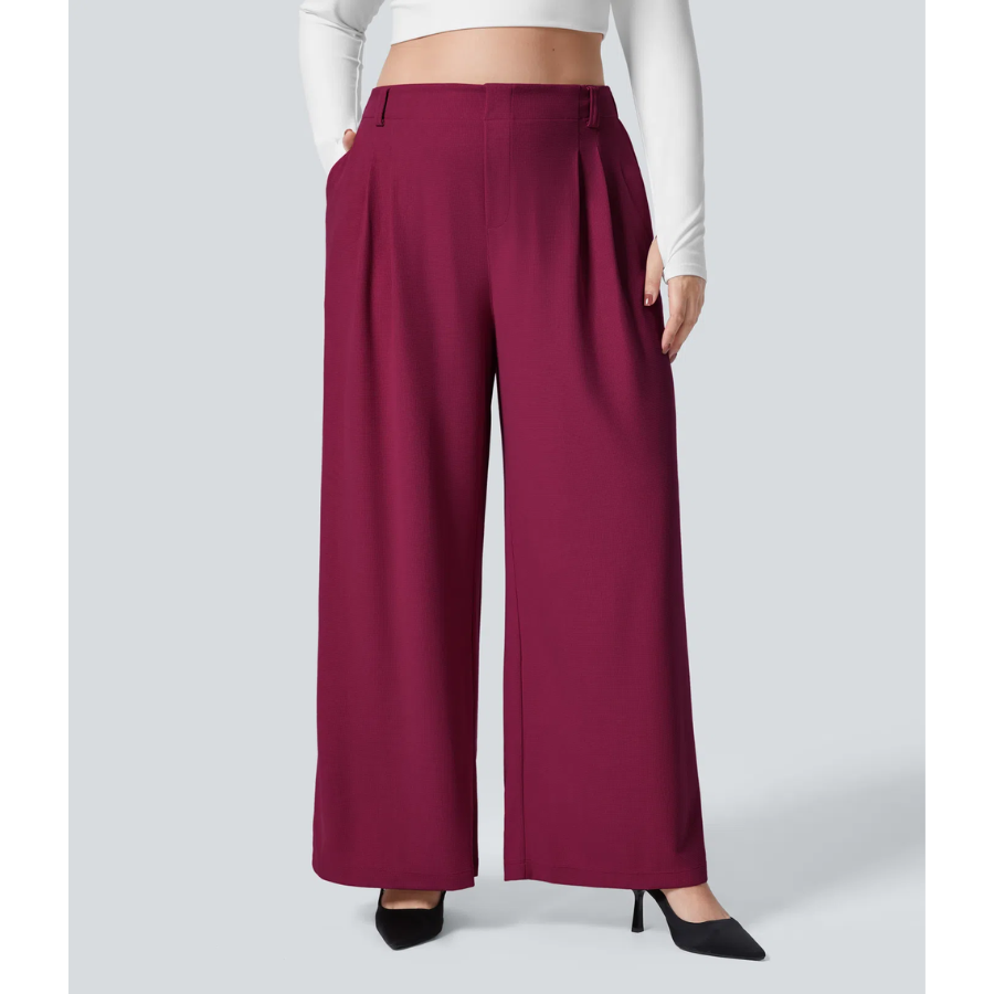 BumFlair - Breathable Comfort Wide-Leg Pants for Women