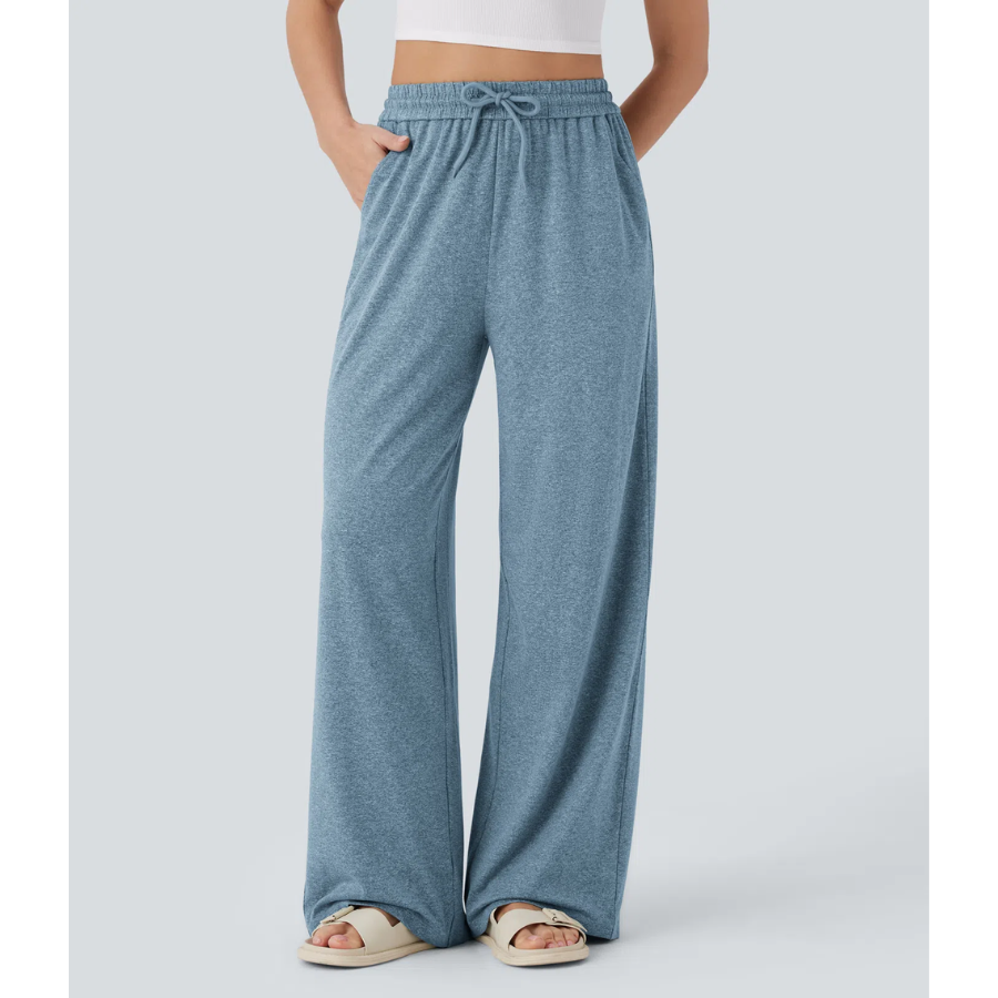BmFlair - Adjustable Comfort Wide-Leg Casual Pants for Women