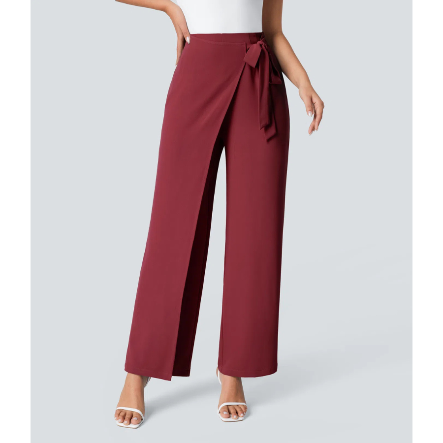 BumFlair - Elegant Fit Wide-Leg Work Pants for Women