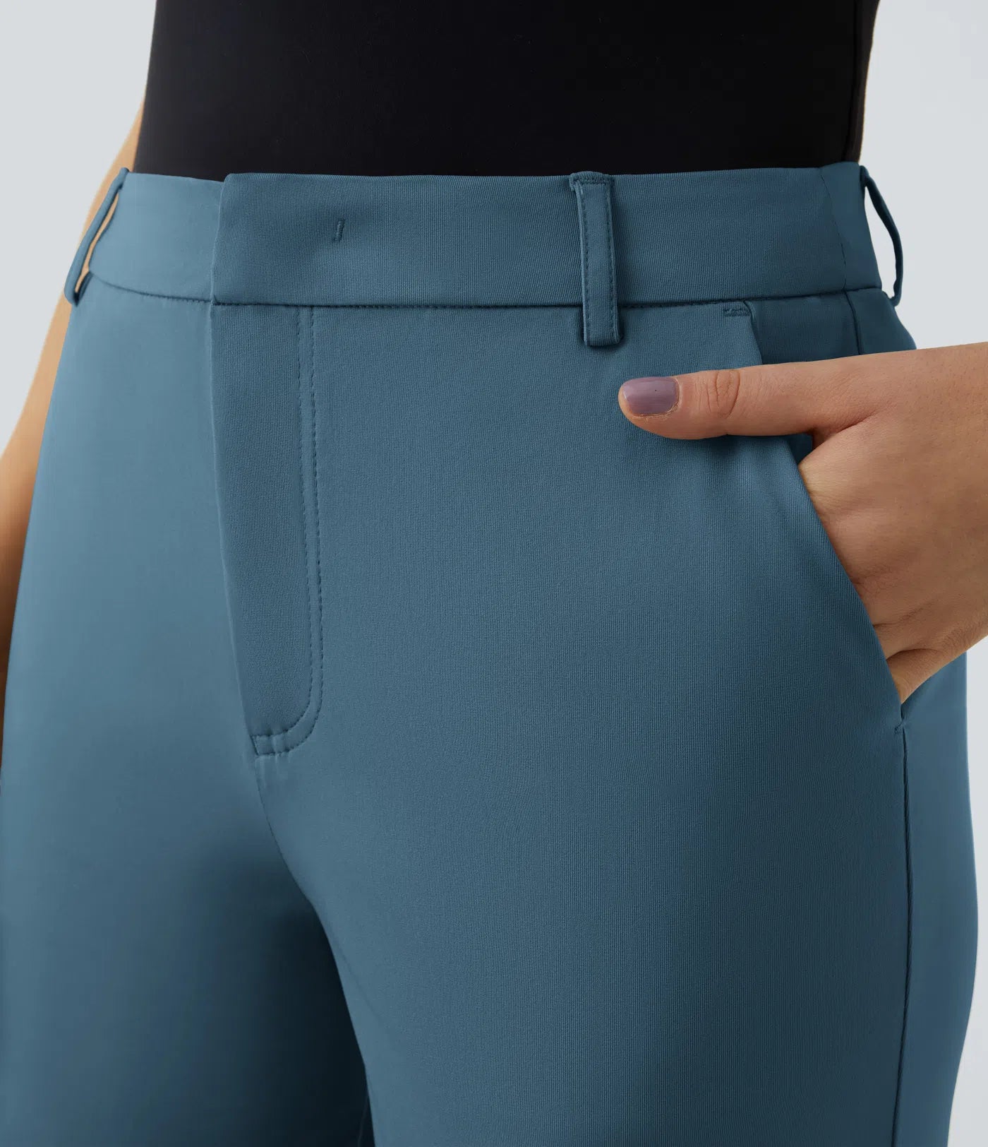 BumFlair – Mid Rise Pocket Straight Leg Work Pants