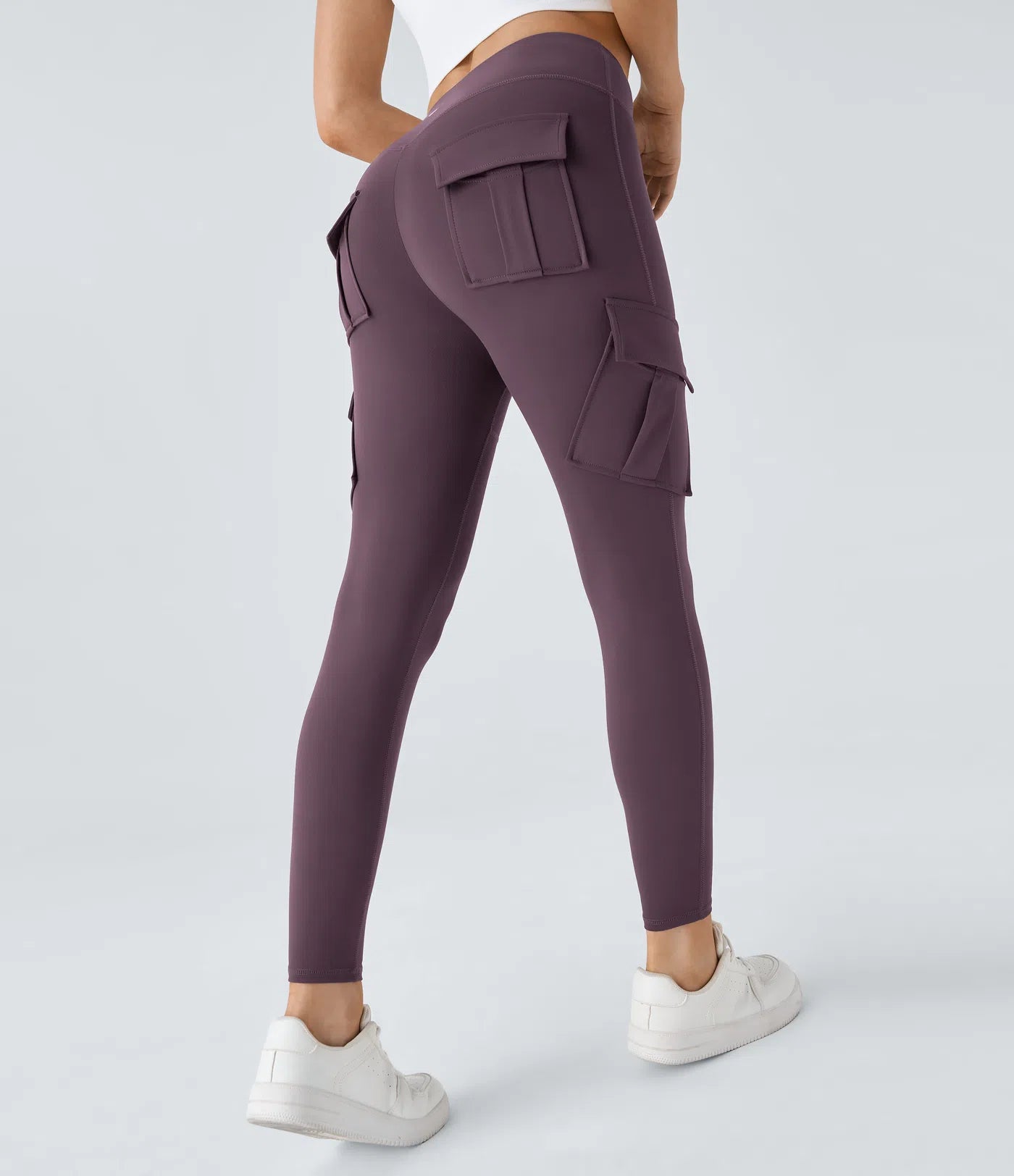 BumFlair - DayStretch High Waisted Cargo Pocket Skinny Yoga Leggings