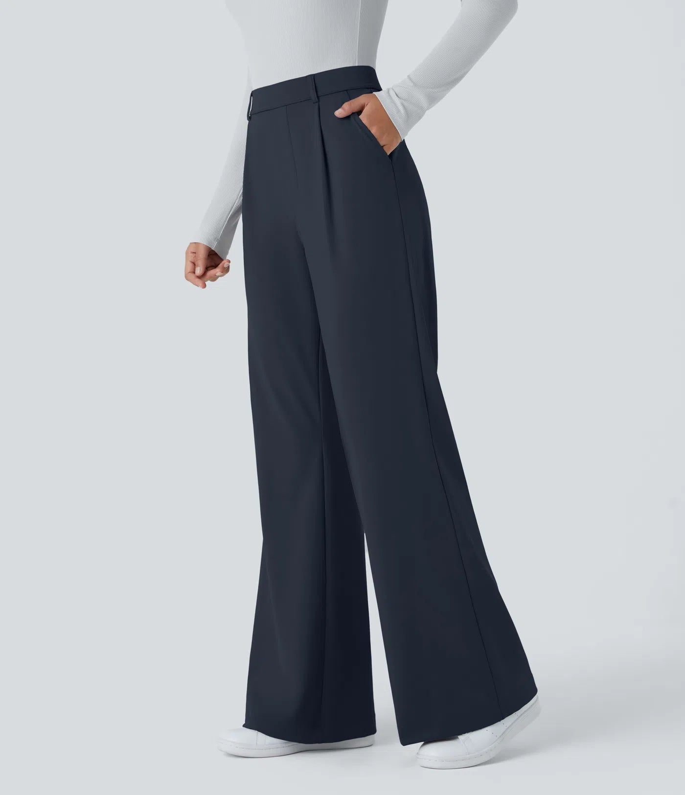 BumFlair - DayStretch High Waisted Pocket Work Flare Pants