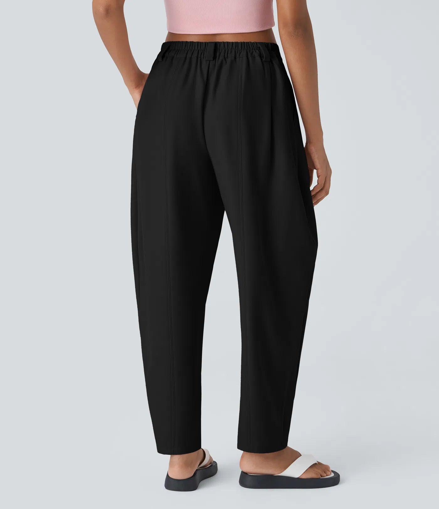 BumFlair – Mid Rise Pocket Barrel Leg Work Pants