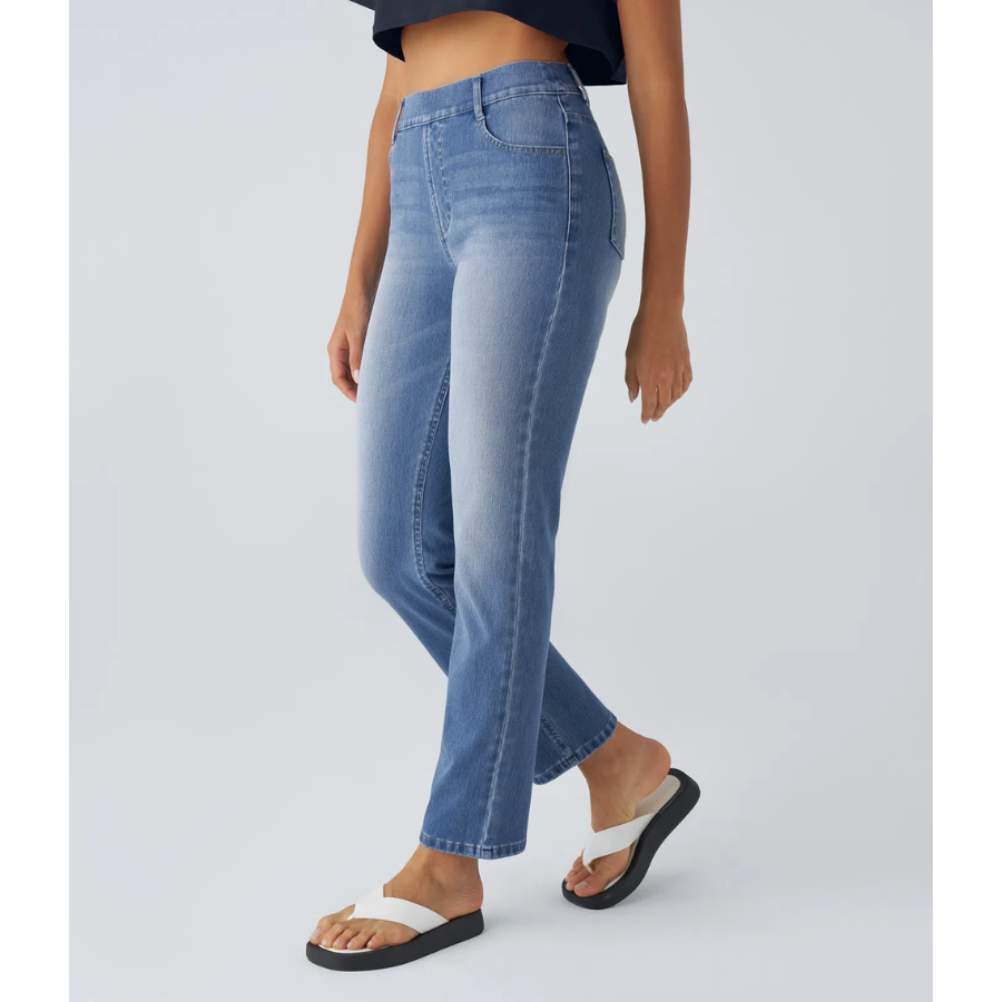 BumFlair - Stretch Comfort Straight-Leg Jeans for Women