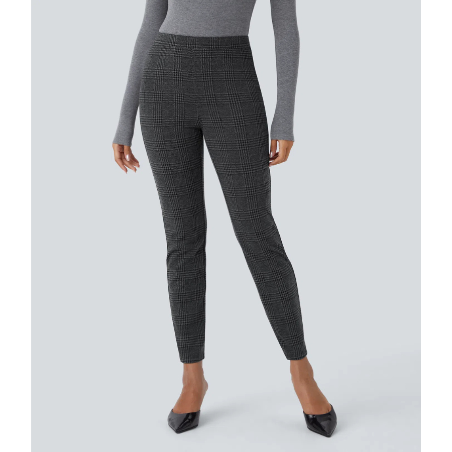 BumFlair – Stretch Comfort Houndstooth Pants for Women