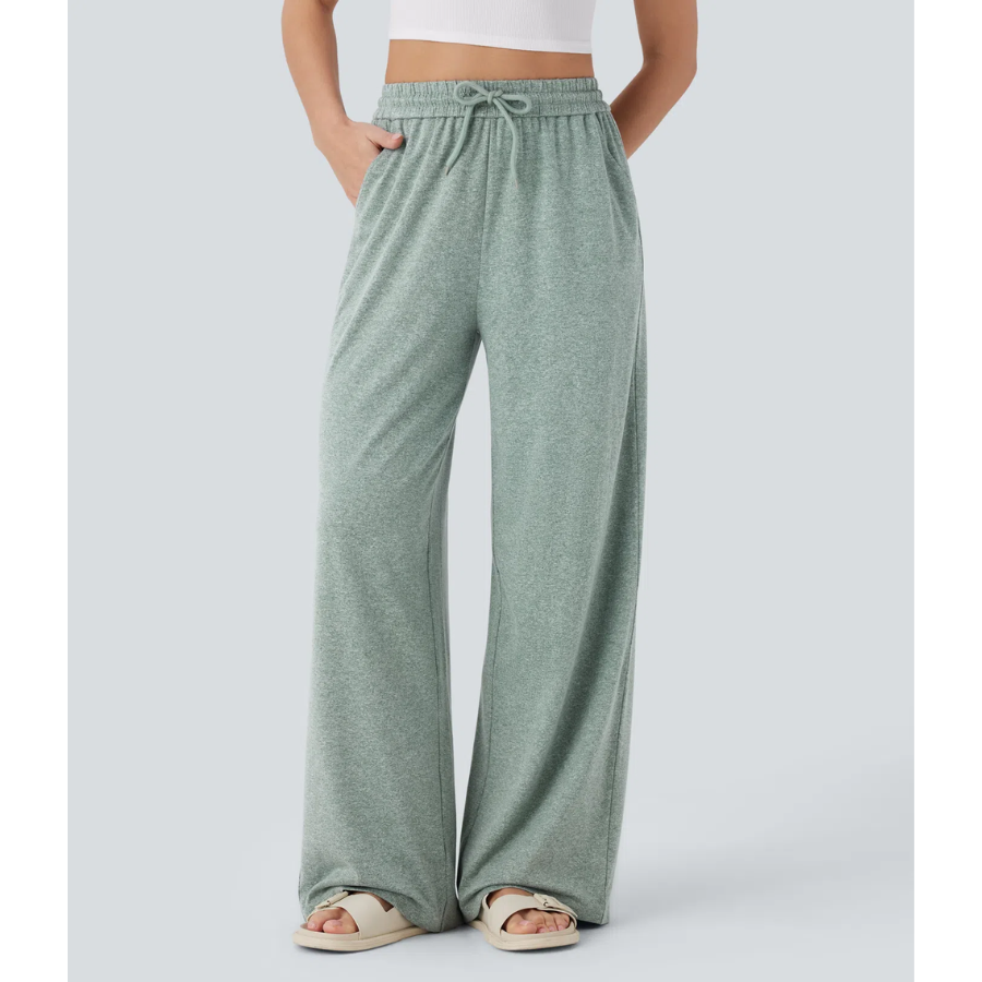 BmFlair - Adjustable Comfort Wide-Leg Casual Pants for Women