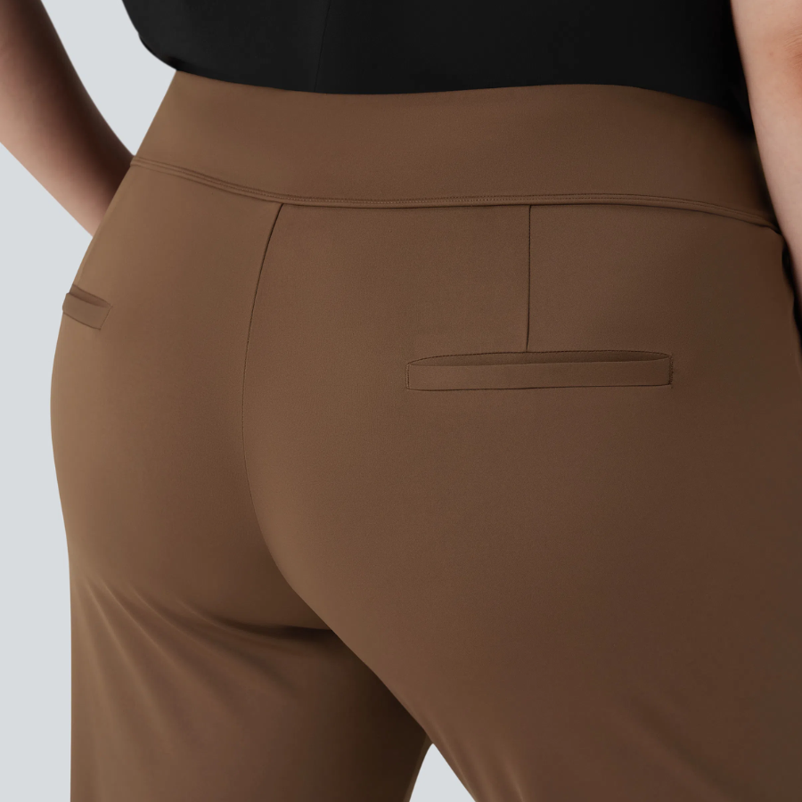BumFlair - Stretch Comfort Work Flare Pants for Women