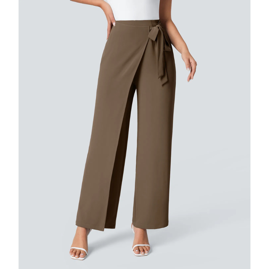 BumFlair - Elegant Fit Wide-Leg Work Pants for Women