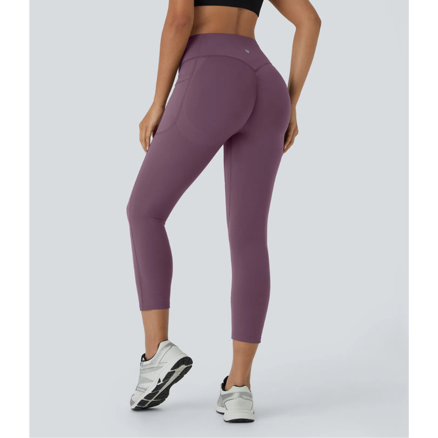 BumFlair - Butt-Lifting Tummy-Control Capri Leggings for Training