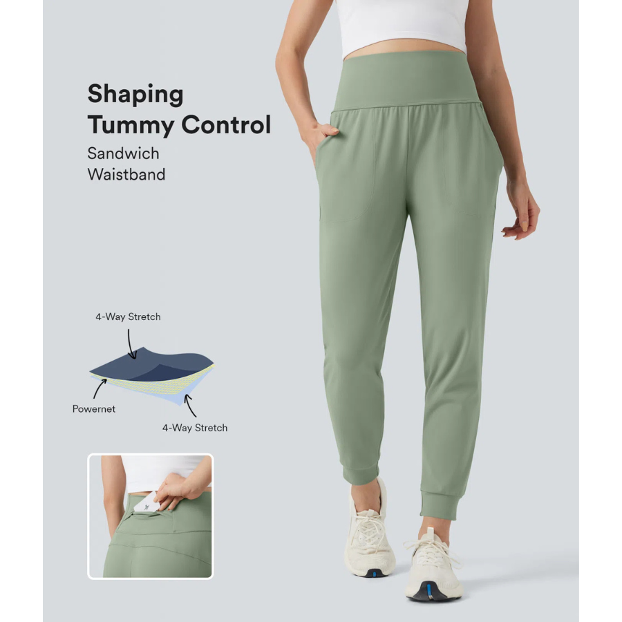BumFlair – Mid-Rise Running Joggers for Women