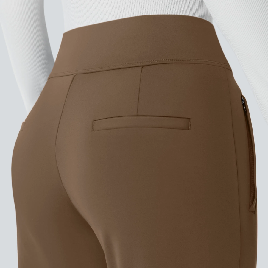 BumFlair - Stretch Comfort Work Flare Pants for Women