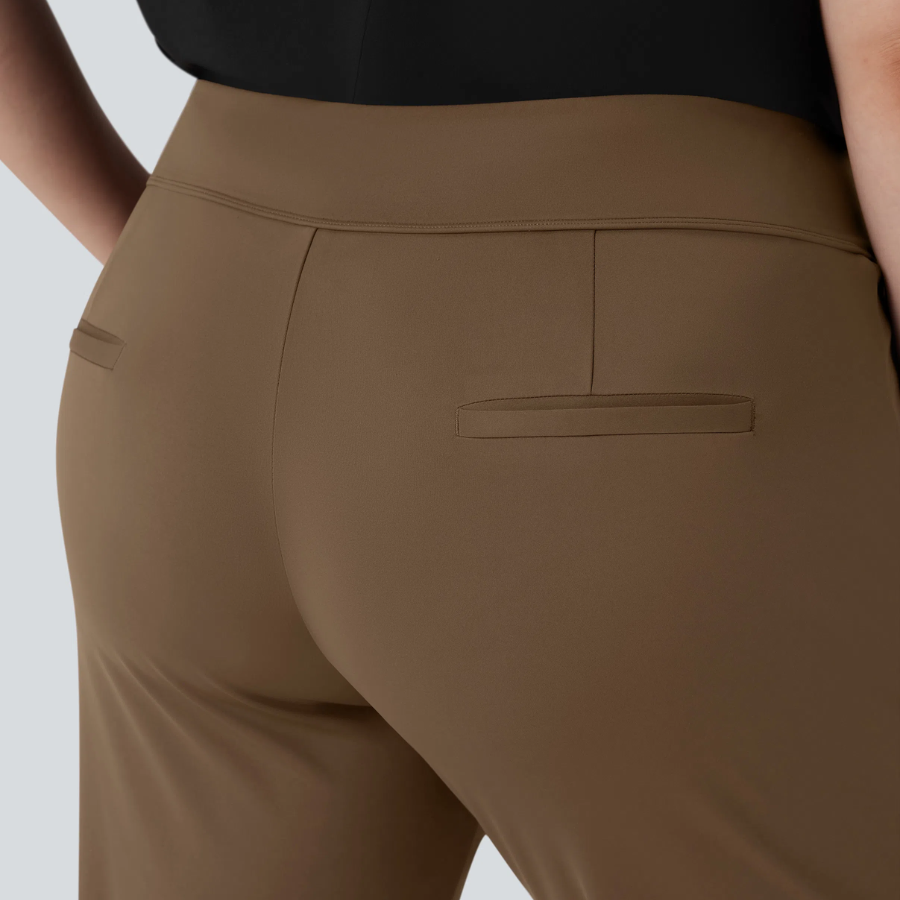 BumFlair - Stretch Comfort Work Flare Pants for Women