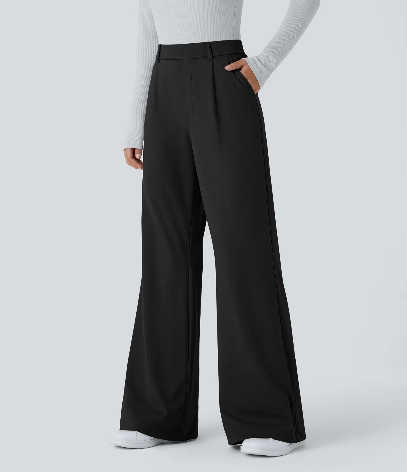 BumFlair - DayStretch High Waisted Pocket Work Flare Pants