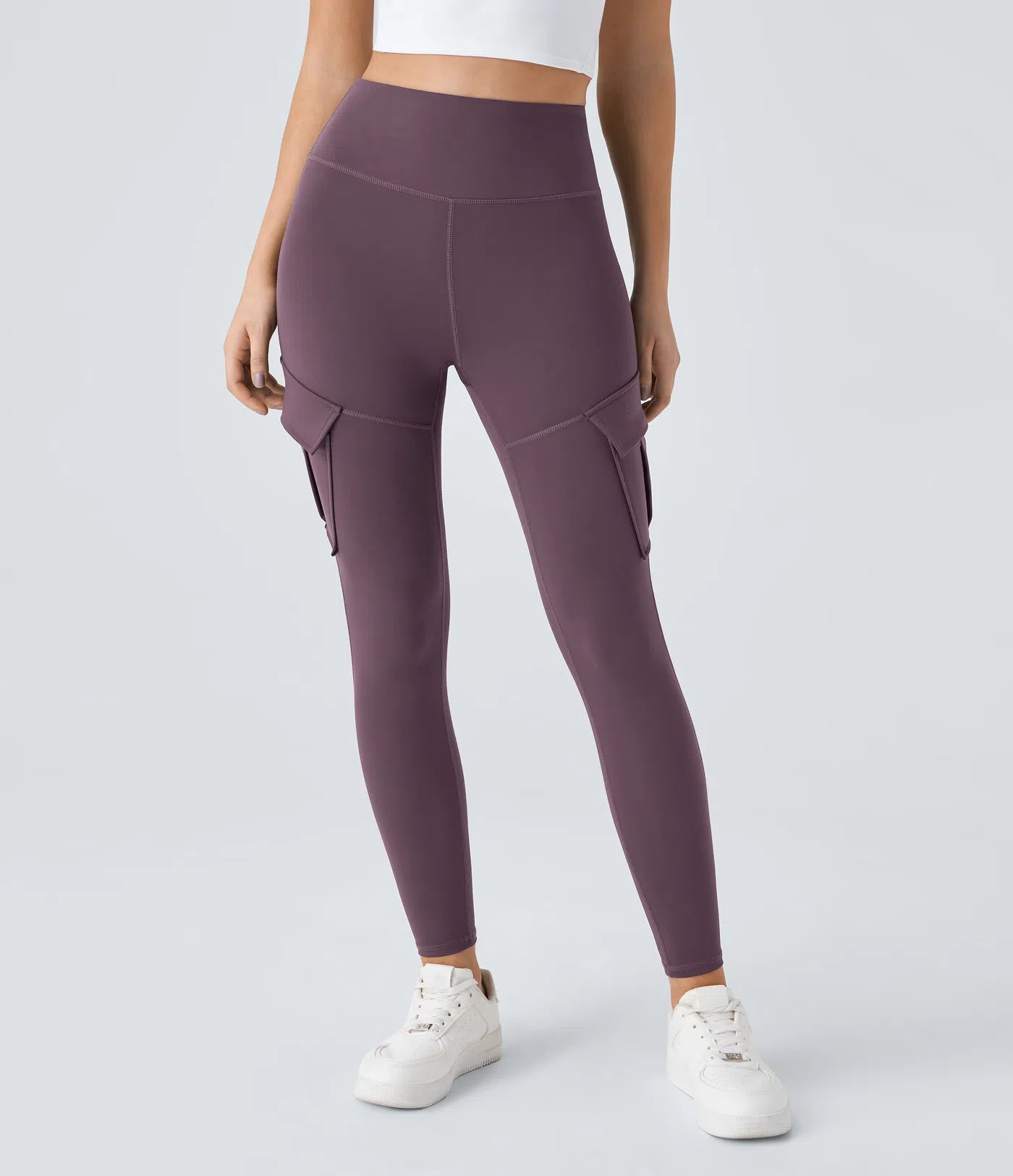 BumFlair - DayStretch High Waisted Cargo Pocket Skinny Yoga Leggings