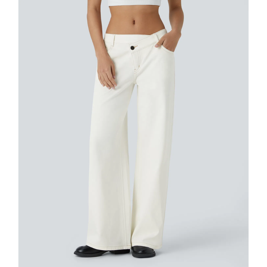 BumFlair - Stretch Comfort Wide-Leg Jeans for Women