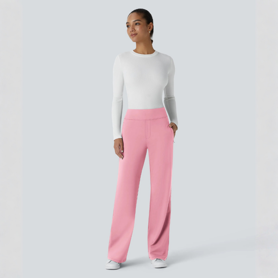 BumFlair - Stretch Comfort Work Flare Pants for Women