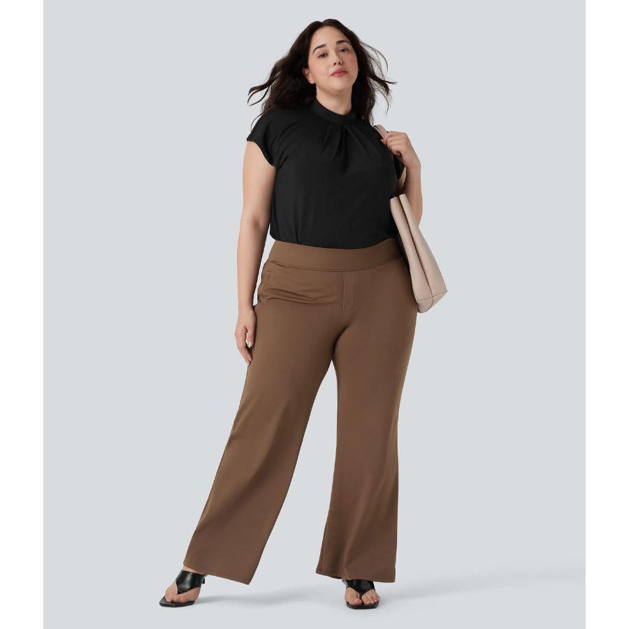 BumFlair - Stretch Comfort Flare Pants for Women