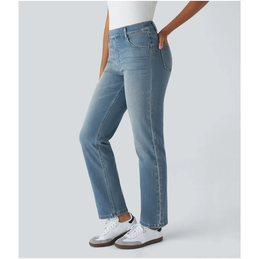 BumFlair - Stretch Comfort Straight-Leg Jeans for Women