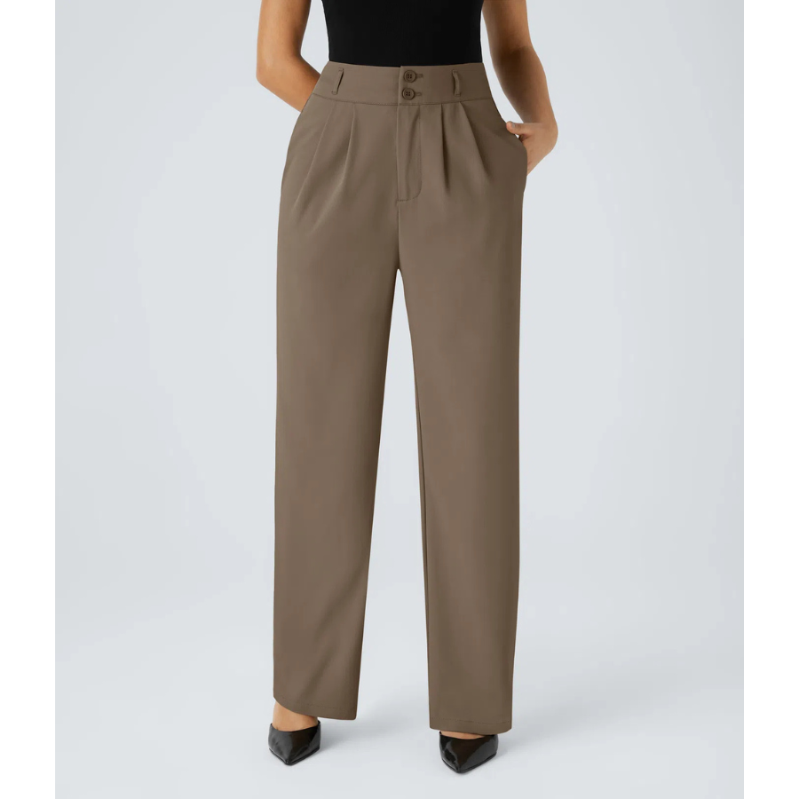 BumFlair – Flexible Fit Straight Leg Pants for Women