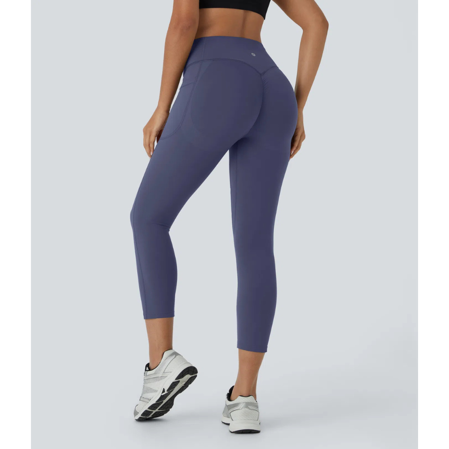 BumFlair - Butt-Lifting Tummy-Control Capri Leggings for Training