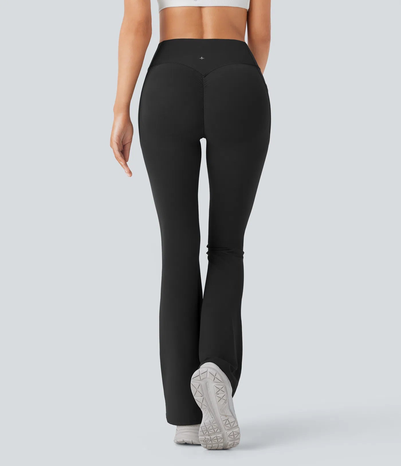 BumFlair - High Waisted Scrunch Butt Lifting Tummy Control Pocket Shaping Yoga Bootcut Leggings