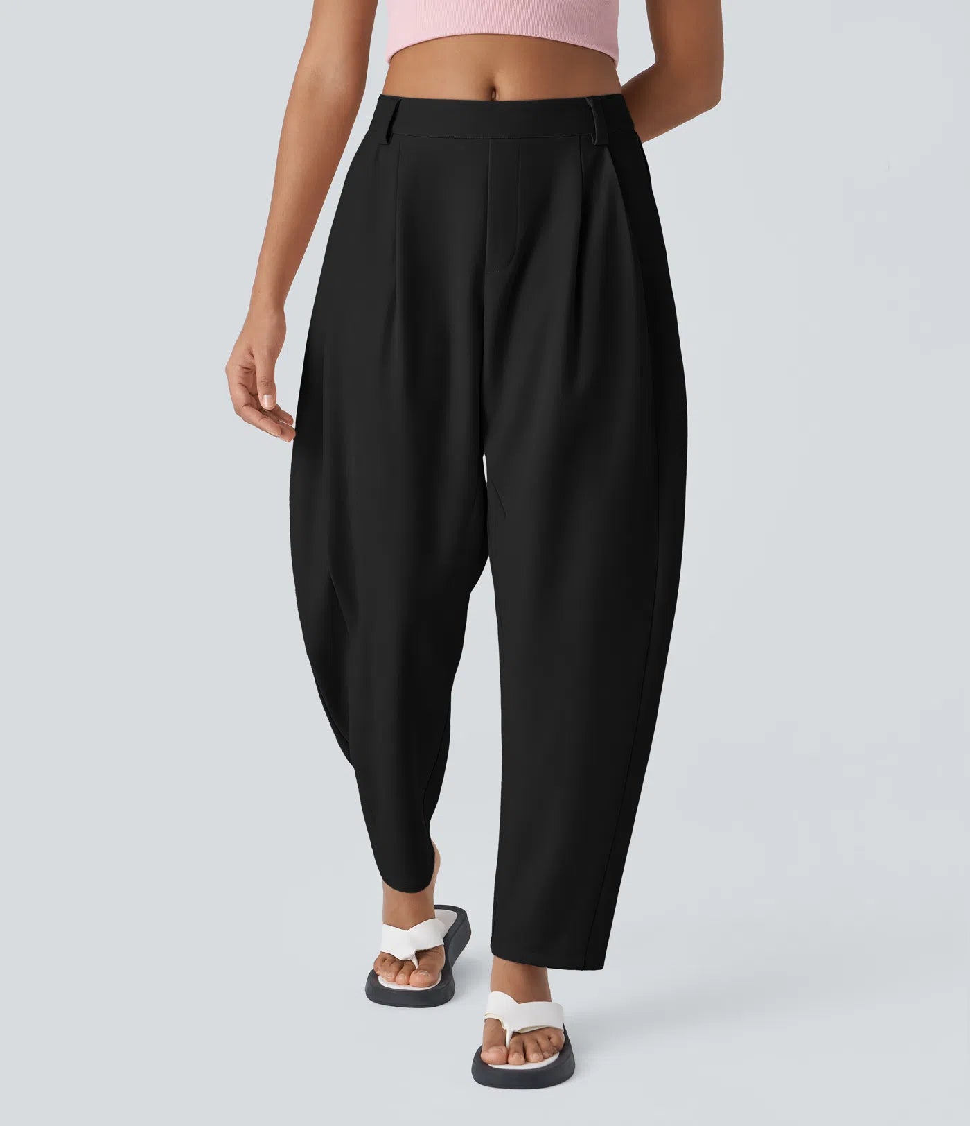 BumFlair – Mid Rise Pocket Barrel Leg Work Pants