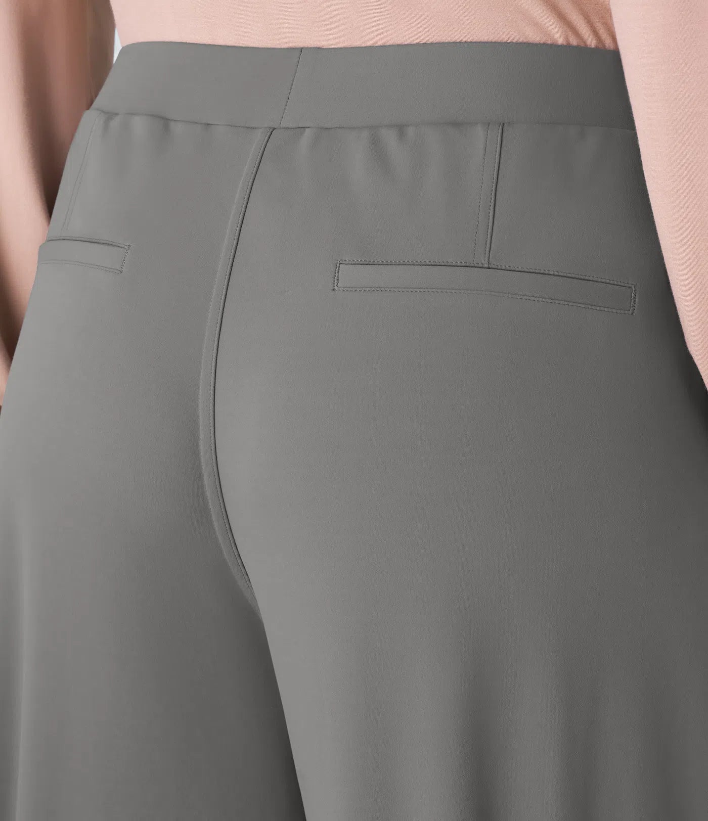 BumFlair - DayStretch High Waisted Pocket Straight Leg Work Plus Size Pants