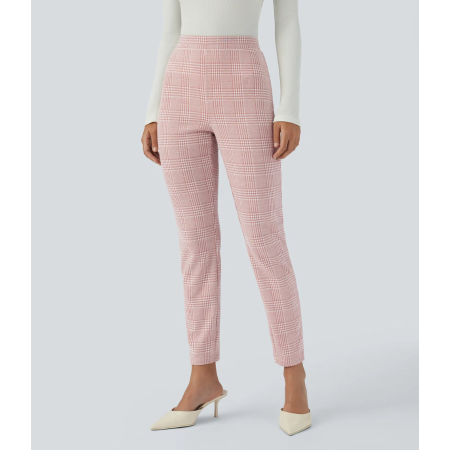 BumFlair – Stretch Comfort Houndstooth Pants for Women