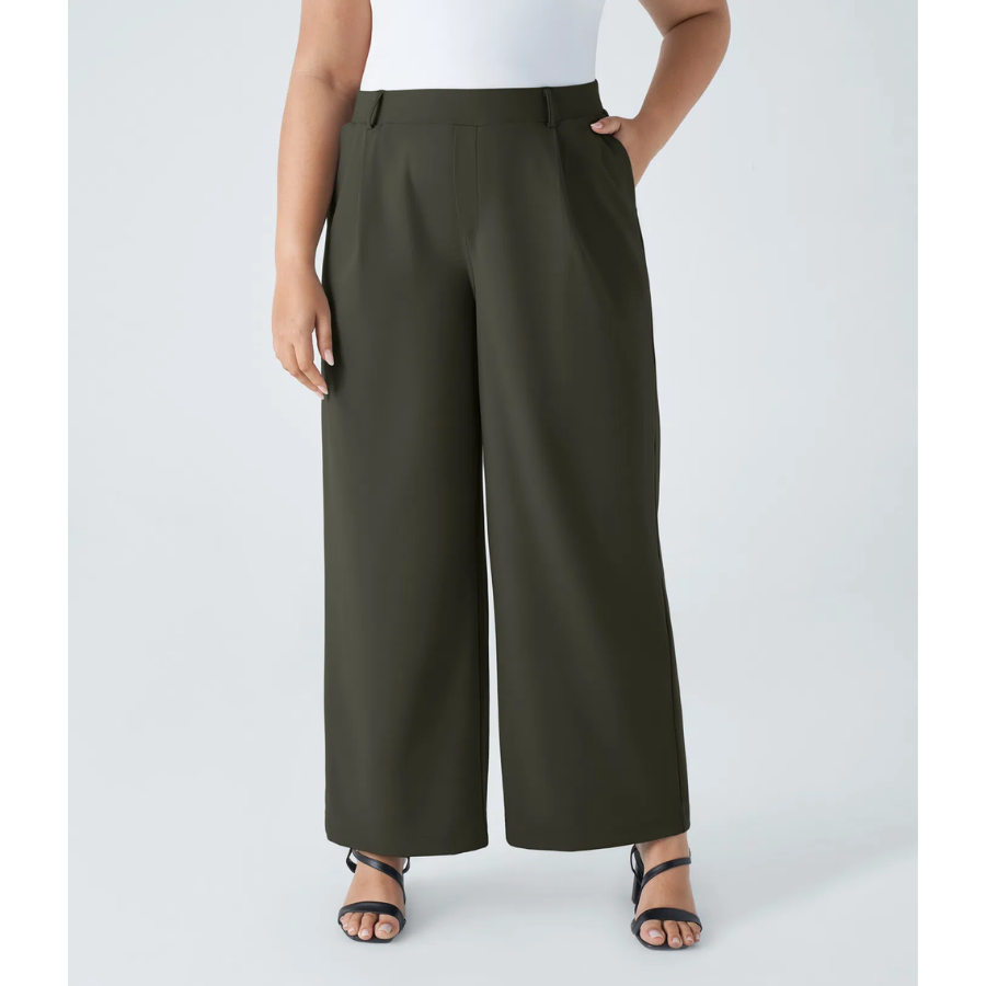 BumFlair - High-Waist Comfort Work Trous