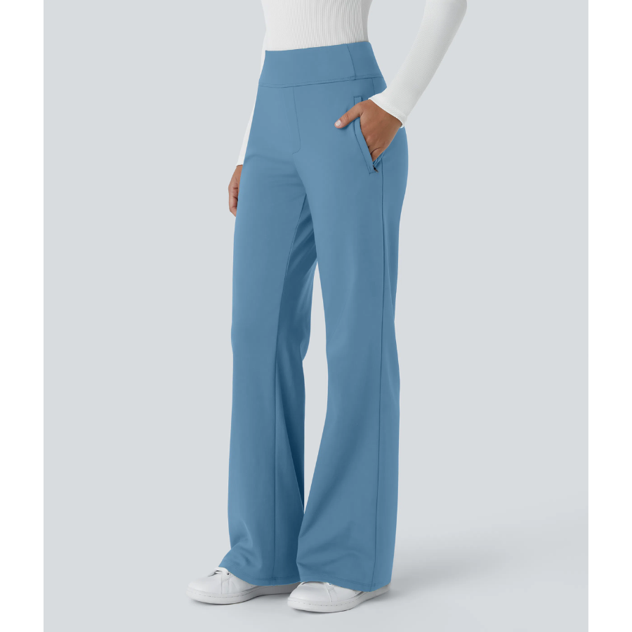 BumFlair - Stretch Comfort Work Flare Pants for Women