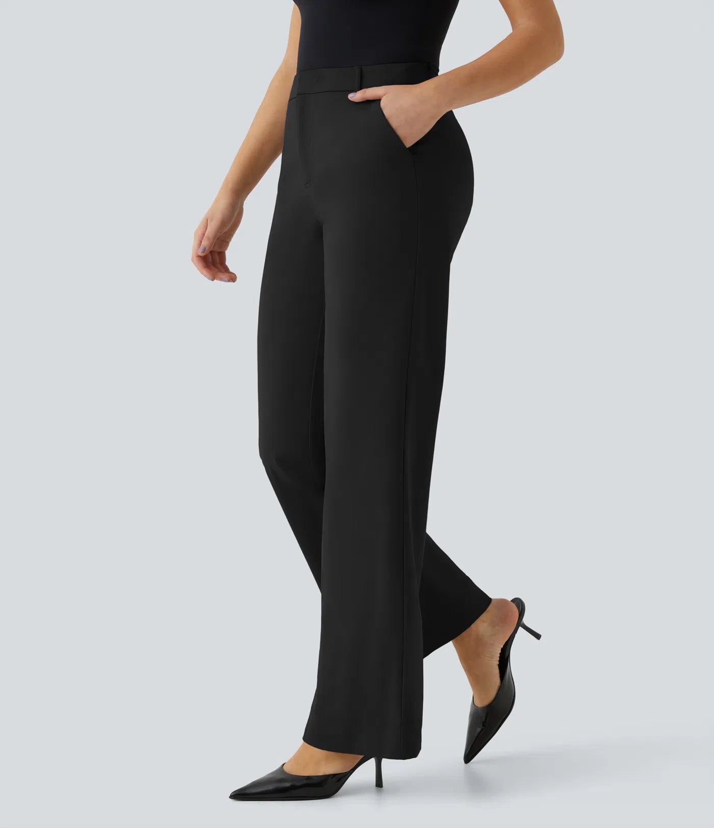 BumFlair – Mid Rise Pocket Straight Leg Work Pants