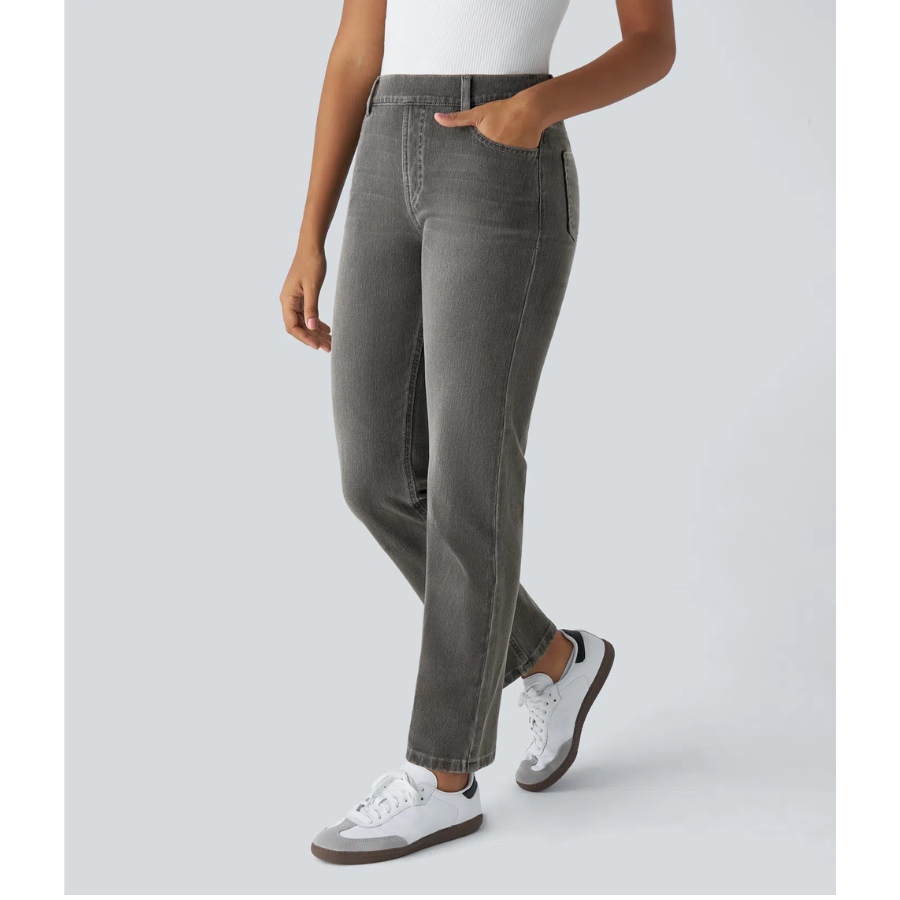 BumFlair - Stretch Comfort Straight-Leg Jeans for Women